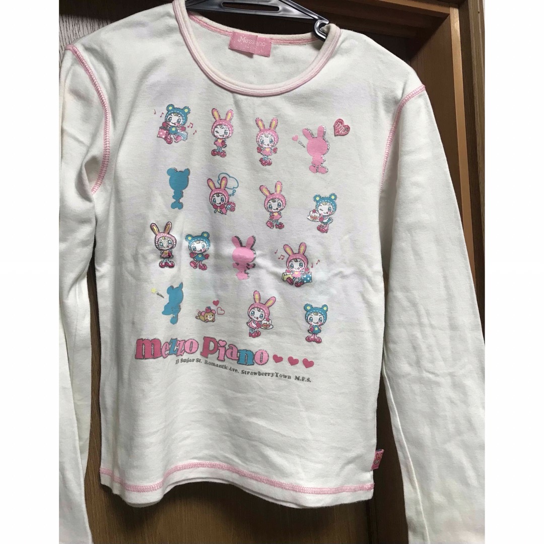 mezzo piano(メゾピアノ)のmezzo piano 【サイズ130、L、150】 キッズ/ベビー/マタニティのキッズ服女の子用(90cm~)(Tシャツ/カットソー)の商品写真