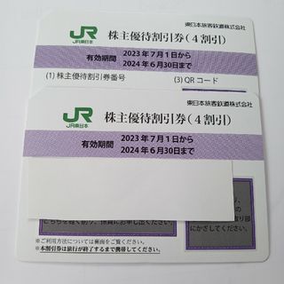 JR東日本株主優待券×2枚(鉄道乗車券)