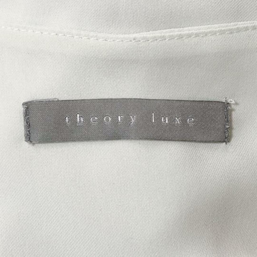 Theory luxe(セオリーリュクス)のtheory luxe(セオリーリュクス) 半袖カットソー サイズ13 L レディース - ライトグリーン クルーネック レディースのトップス(カットソー(半袖/袖なし))の商品写真