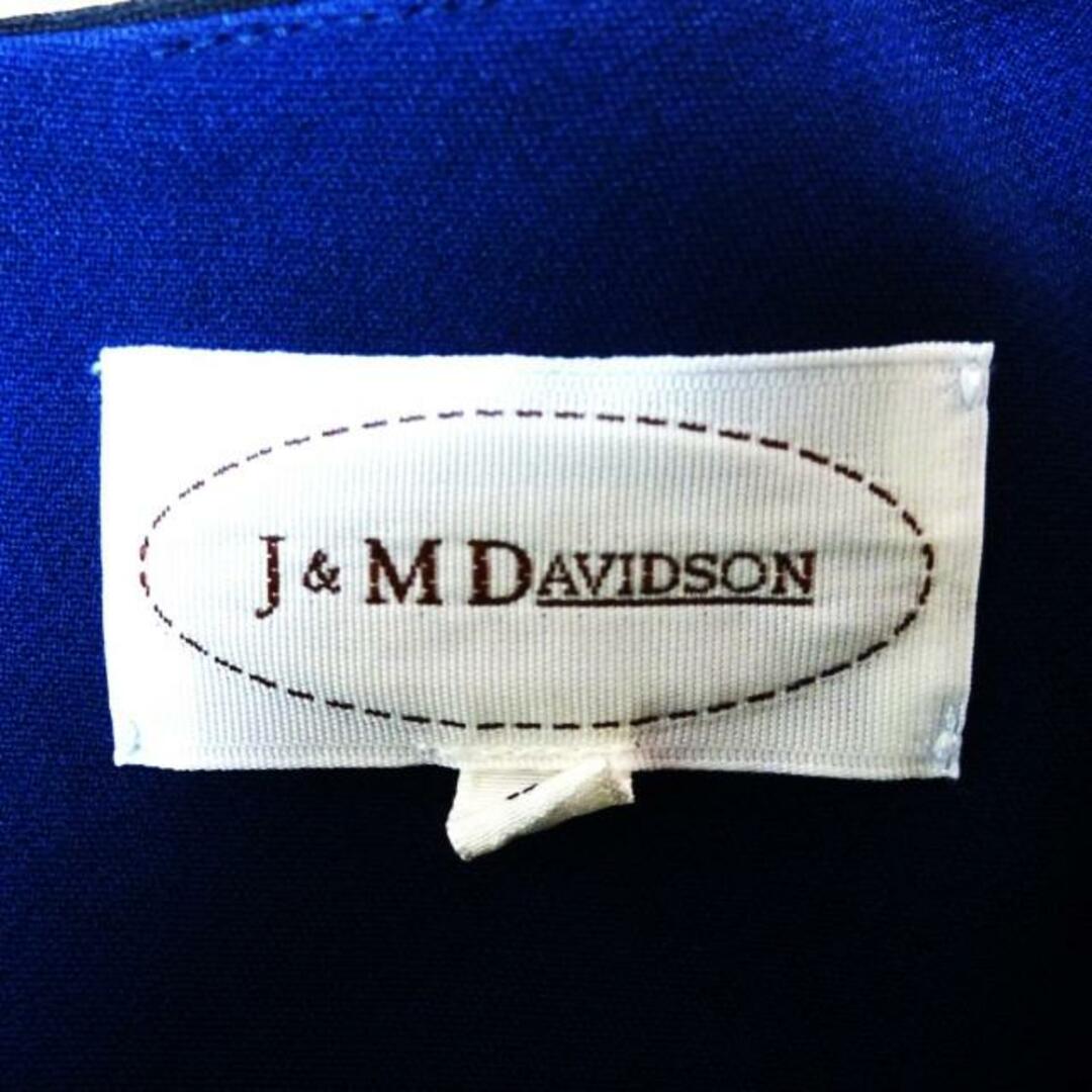 J&M DAVIDSON(ジェイアンドエムデヴィッドソン)のJ&MDavidson(ジェイ&エムデヴィッドソン) ワンピース サイズ8 M レディース美品  - 黒 クルーネック/ノースリーブ/ひざ丈 レディースのワンピース(その他)の商品写真