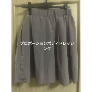 プロポーションボディドレッシング(PROPORTION BODY DRESSING)のプロポーションボディドレッシング　スカート　グレー(ひざ丈スカート)