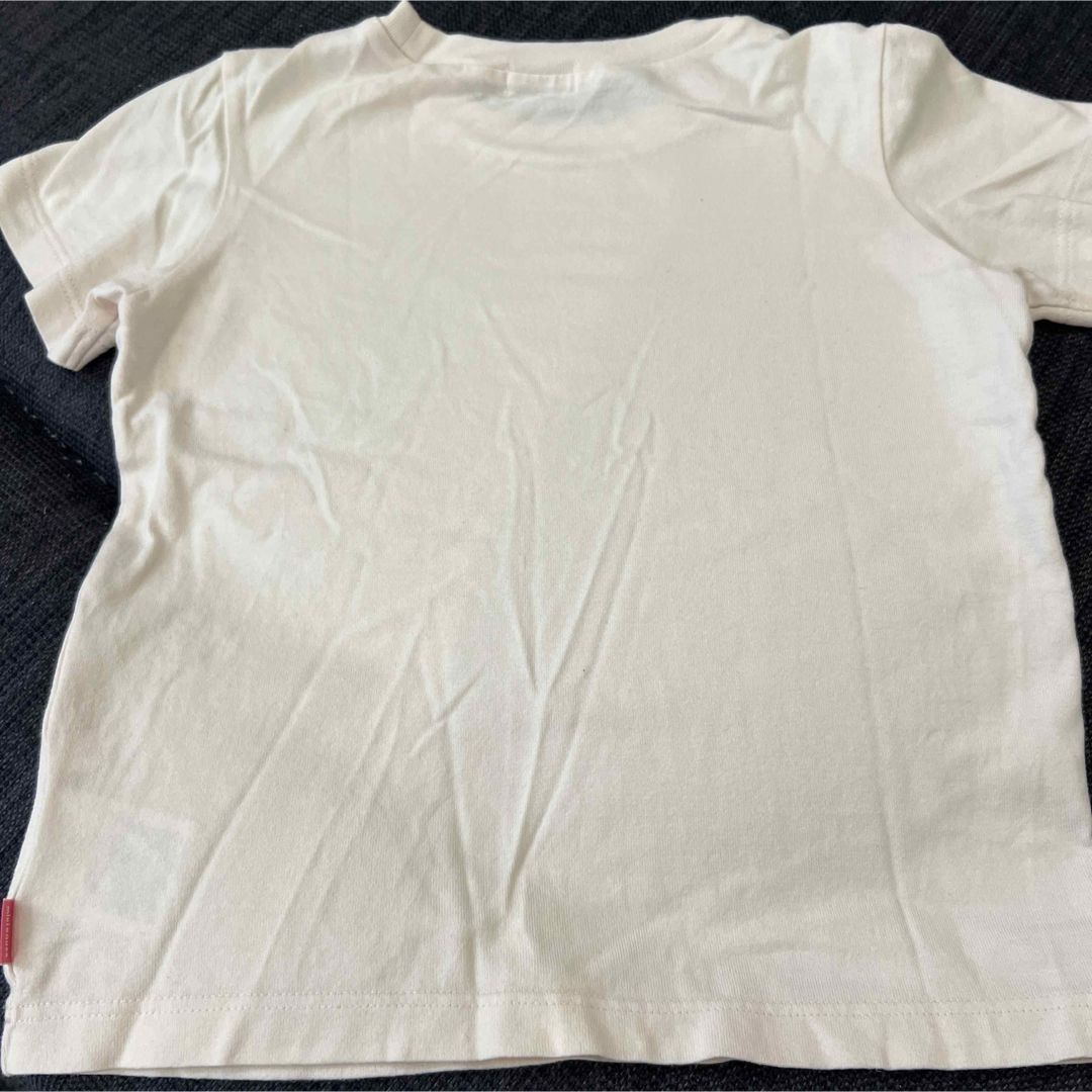 mikihouse(ミキハウス)のミキハウス　Tシャツ　半袖　110cm   ピンク　ロゴ キッズ/ベビー/マタニティのキッズ服女の子用(90cm~)(Tシャツ/カットソー)の商品写真