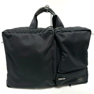 ポーター(PORTER)のPORTER/吉田(ポーター) ビジネスバッグ美品  - 黒 本体ロックなし ナイロン×レザー(ビジネスバッグ)