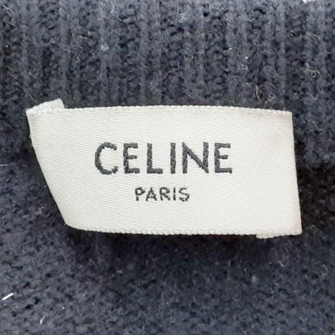 celine(セリーヌ)のCELINE(セリーヌ) カーディガン サイズS レディース - 2A782981E 黒 ラインストーン/カシミヤ レディースのトップス(カーディガン)の商品写真