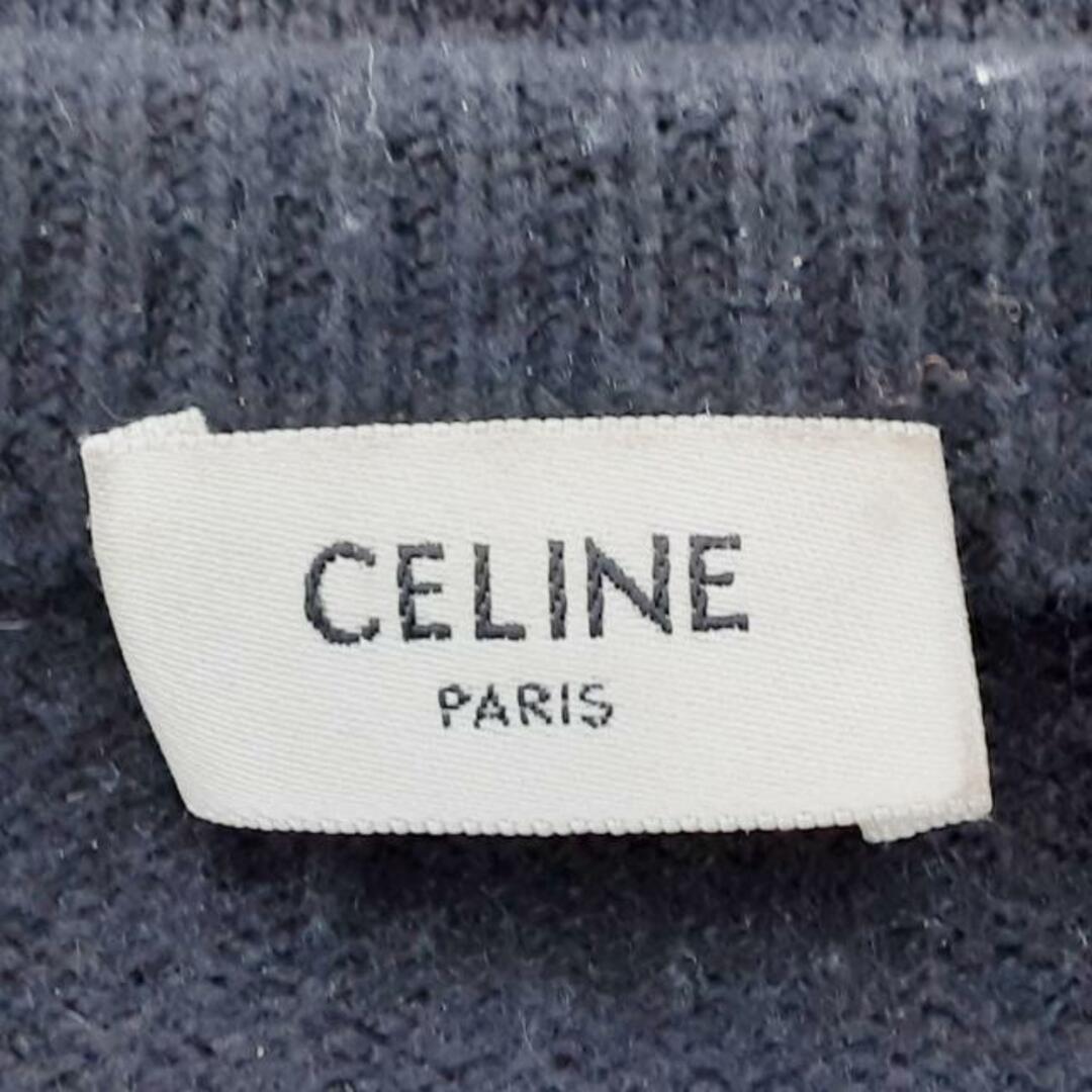 celine(セリーヌ)のCELINE(セリーヌ) カーディガン サイズS レディース - 2A782981E 黒 ラインストーン/カシミヤ レディースのトップス(カーディガン)の商品写真