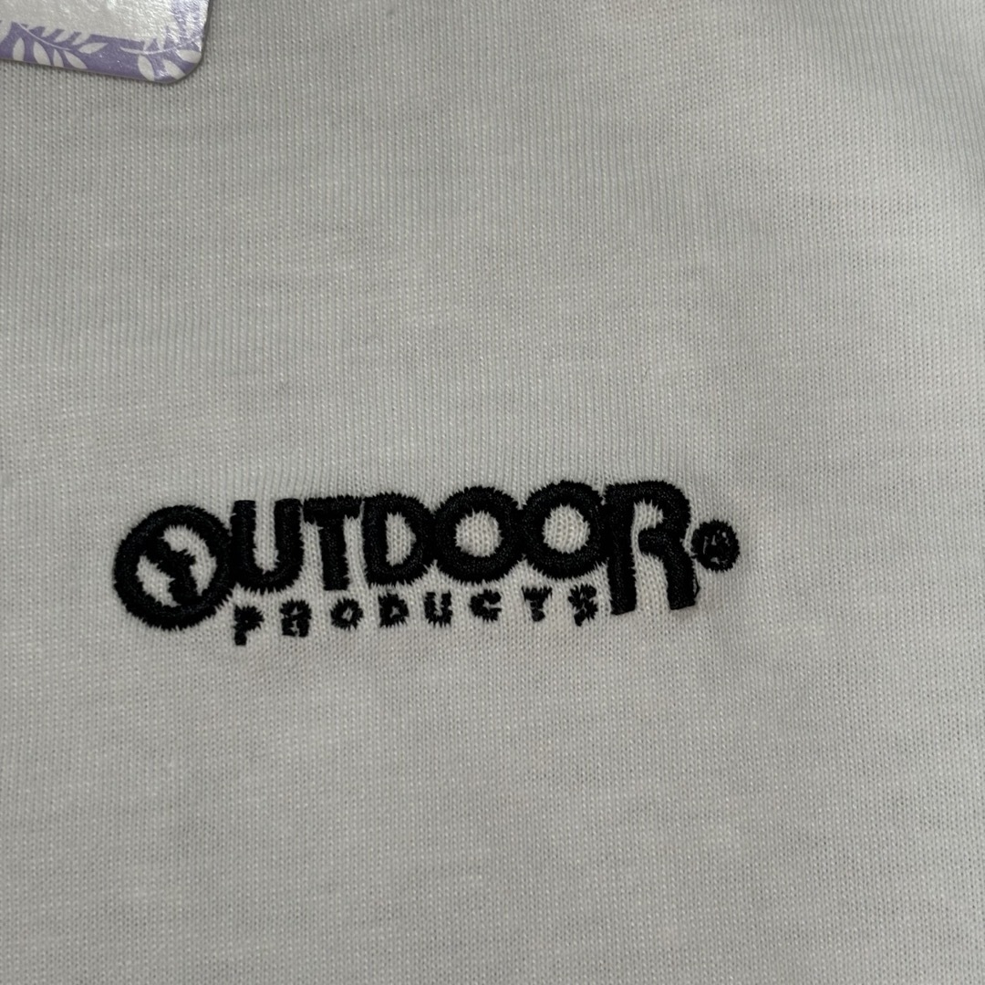 OUTDOOR(アウトドア)の【新品未使用】OUTDOORアウトドア❗️レディース　Tシャツ　半袖　ホワイトM レディースのトップス(Tシャツ(半袖/袖なし))の商品写真