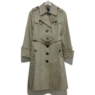 バーバリーブルーレーベル(BURBERRY BLUE LABEL)のBurberry Blue Label(バーバリーブルーレーベル) トレンチコート サイズ38 M レディース - ベージュ 長袖/春/秋(トレンチコート)