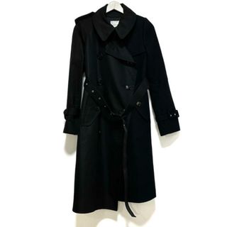 サカイ(sacai)のSacai(サカイ) トレンチコート サイズ1 S レディース - 21-05850 黒×ネイビー 長袖/秋/冬 コットン/ポリエステル(トレンチコート)