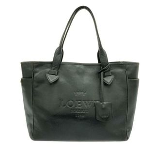 ロエベ(LOEWE)のロエベ トートバッグ ヘリテージ 黒 レザー(トートバッグ)