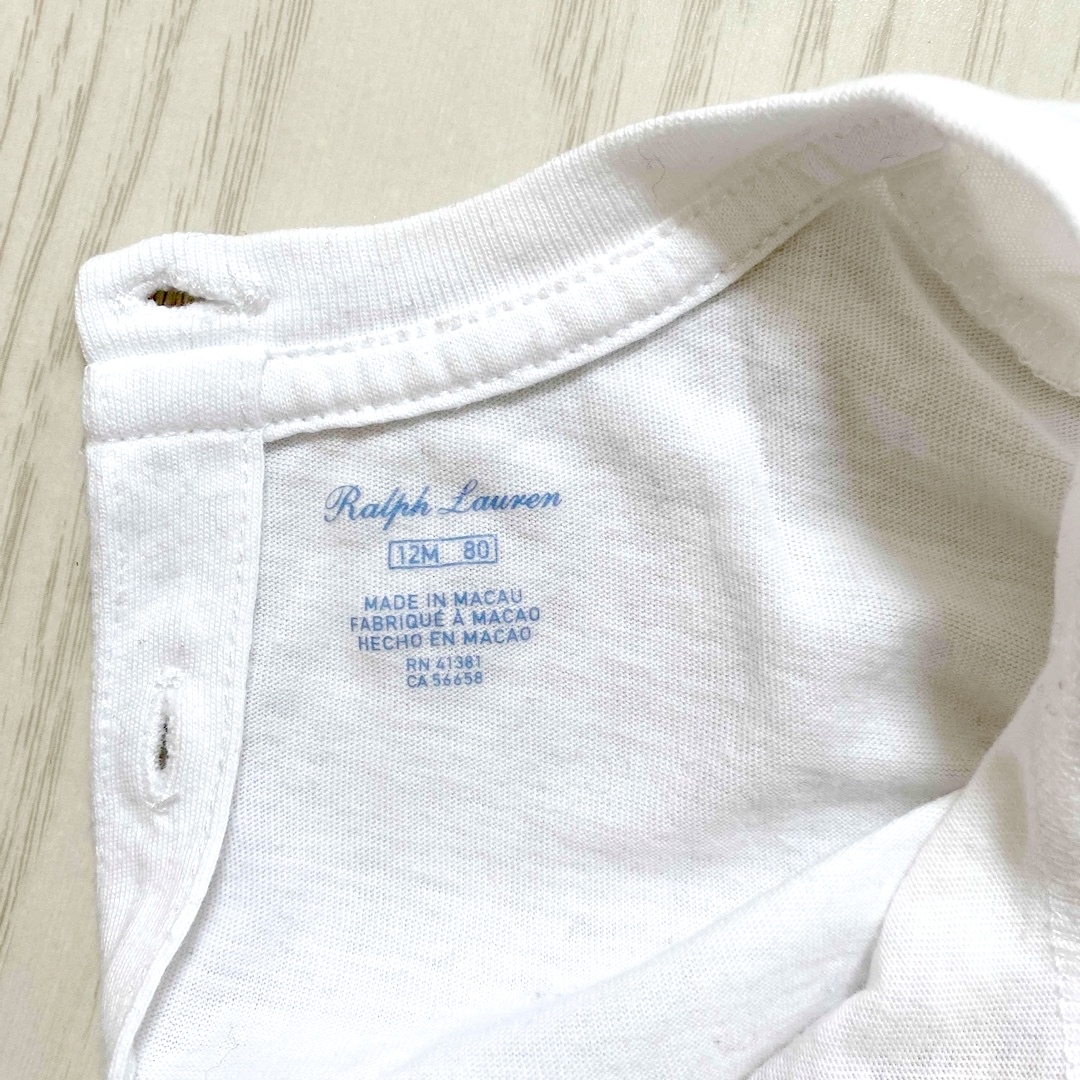 Ralph Lauren(ラルフローレン)のラルフローレン　Tシャツ　 キッズ/ベビー/マタニティのベビー服(~85cm)(シャツ/カットソー)の商品写真