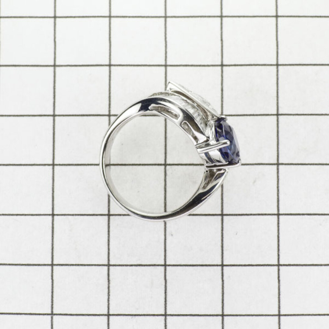 Pt900 サファイア ダイヤモンド リング 2.420ct D2.010ct レディースのアクセサリー(リング(指輪))の商品写真