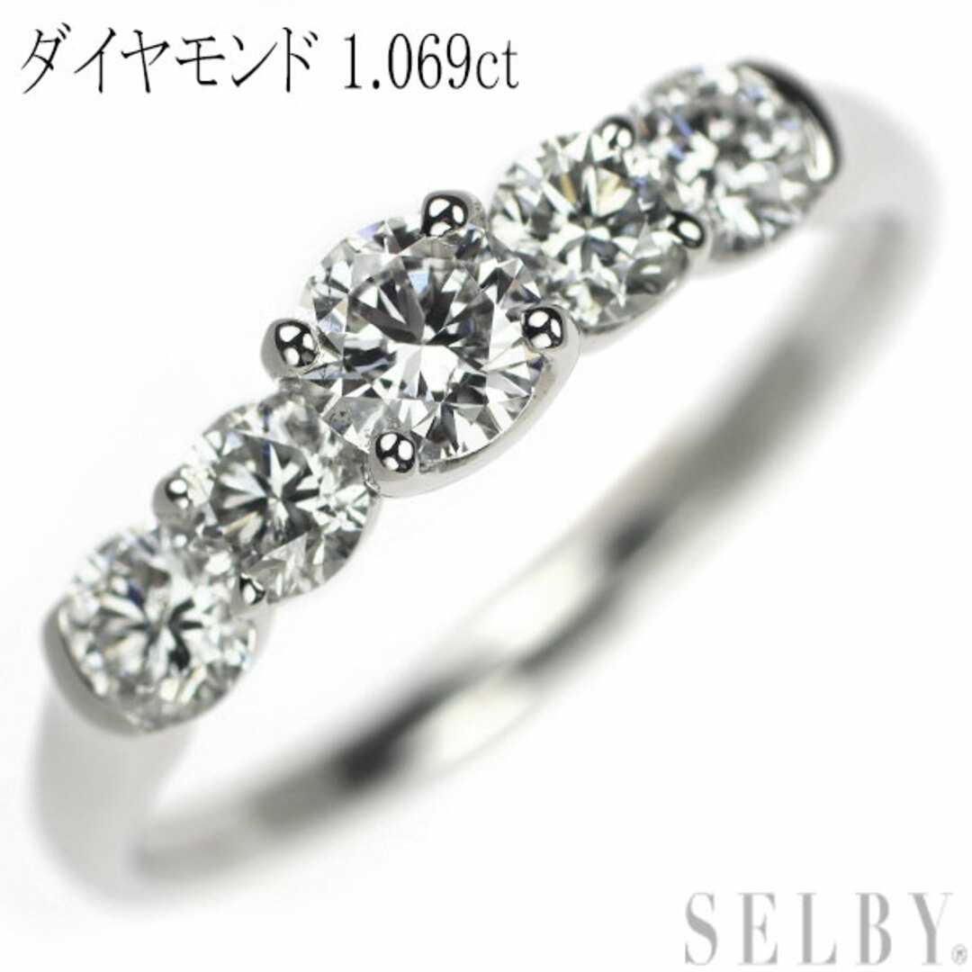 Pt900 ダイヤモンド リング 1.069ct レディースのアクセサリー(リング(指輪))の商品写真