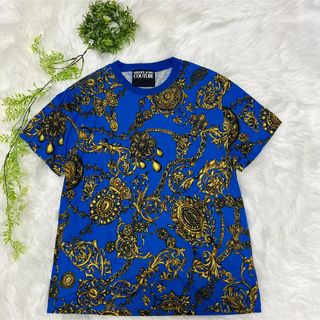 ヴェルサーチ(VERSACE)のVERSACE ヴェルサーチ Tシャツ 3XLバロック 総柄(Tシャツ/カットソー(半袖/袖なし))