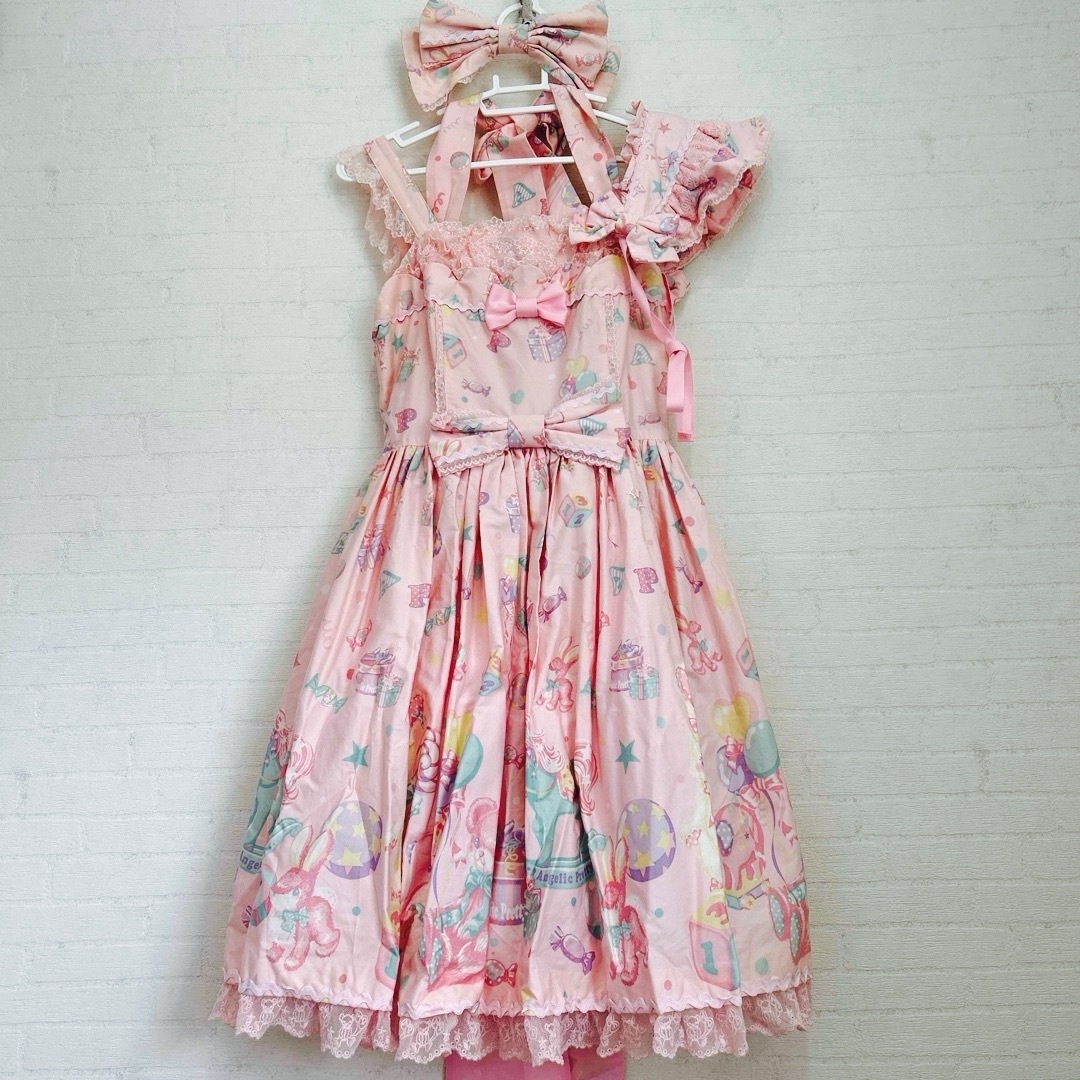 Angelic Pretty(アンジェリックプリティー)のう3 アンジェリックプリティ　toyparade フルセット　JSK KC  レディースのワンピース(ひざ丈ワンピース)の商品写真