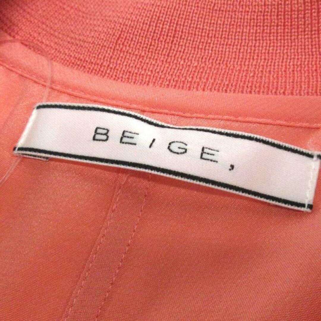 BEIGE,(ベイジ)のBEIGE(ベイジ) 半袖シャツブラウス サイズ4 XL レディース美品  - ピンク シルク レディースのトップス(シャツ/ブラウス(半袖/袖なし))の商品写真