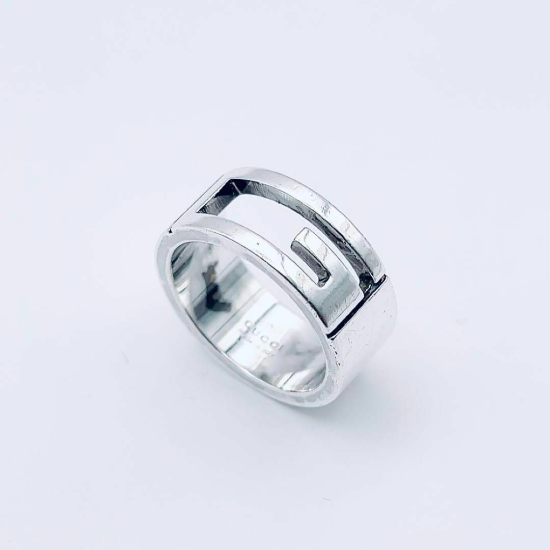 Gucci(グッチ)のグッチ　指輪　Gリング　ブランデッド　シルバー925　10号　内周50.3mm レディースのアクセサリー(リング(指輪))の商品写真