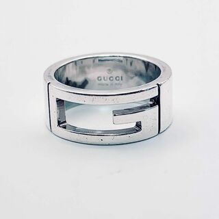 グッチ(Gucci)のグッチ　指輪　Gリング　ブランデッド　シルバー925　10号　内周50.3mm(リング(指輪))