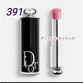 クリスチャンディオール(Christian Dior)の新品未使用　ディオール　アディクト リップスティック391 　黒リップケース付き(口紅)