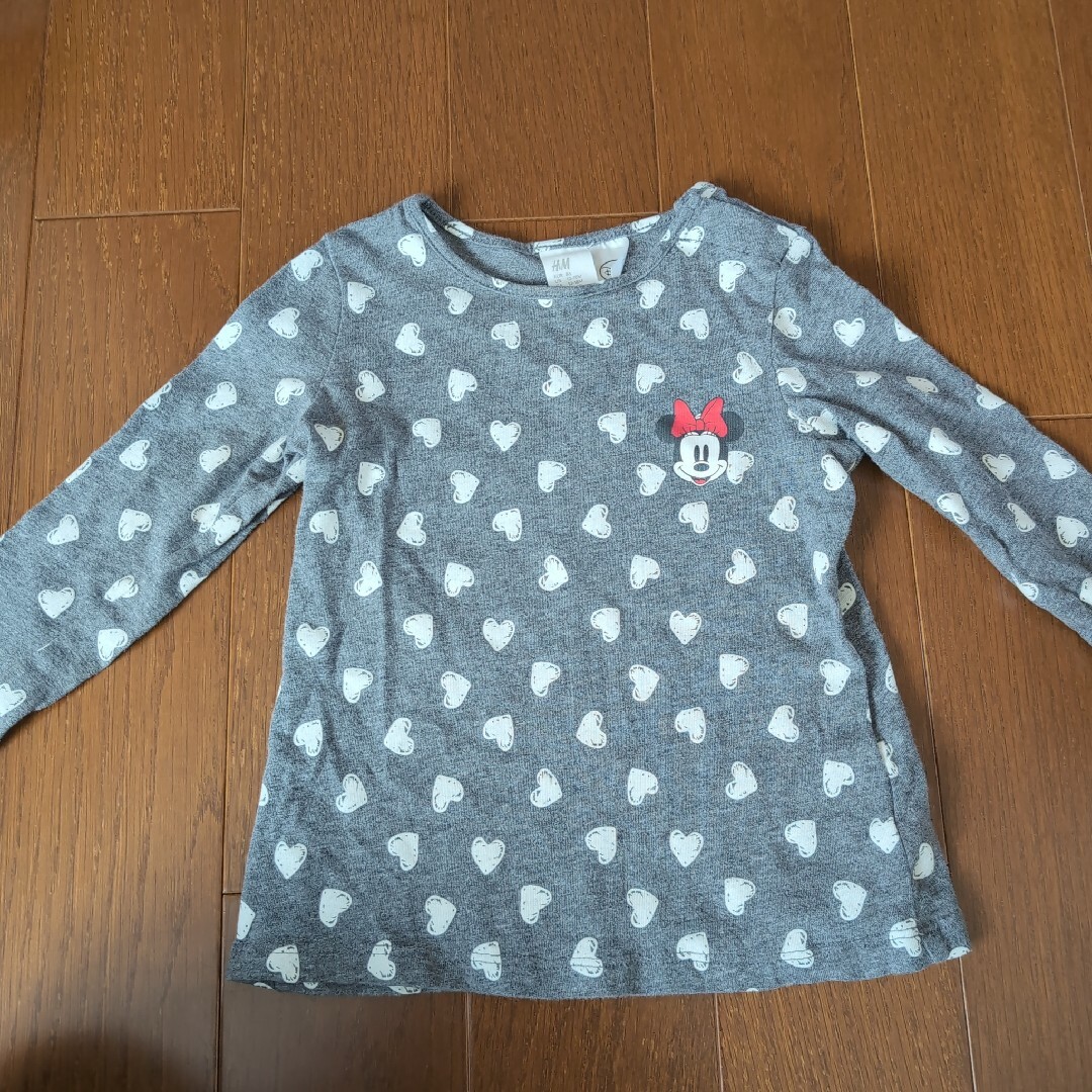 ミニー　ロンＴ　Ｈ＆М　86cm キッズ/ベビー/マタニティのキッズ服女の子用(90cm~)(Tシャツ/カットソー)の商品写真