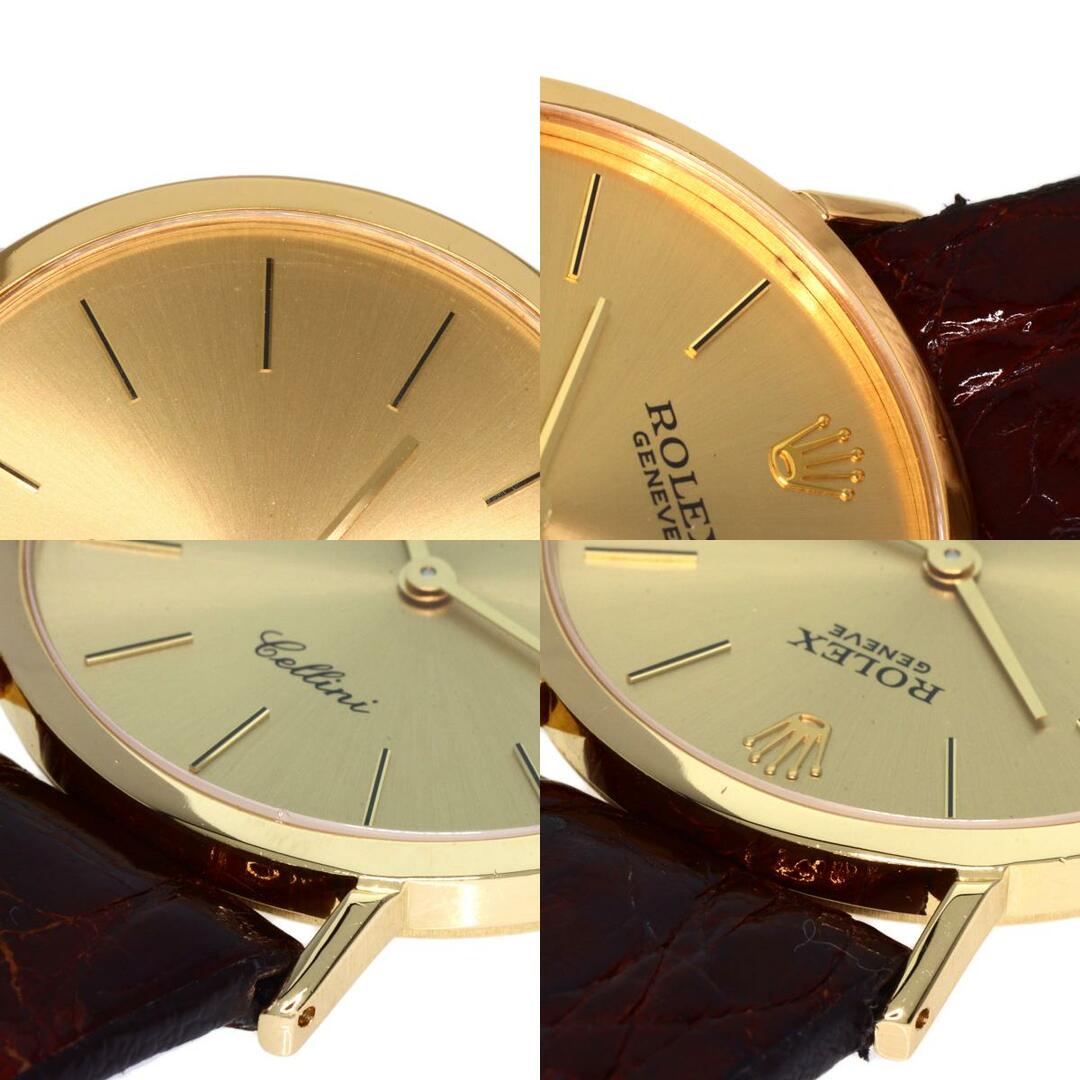 ROLEX(ロレックス)のROLEX 4112 チェリーニ 腕時計 K18YG 革 メンズ メンズの時計(腕時計(アナログ))の商品写真