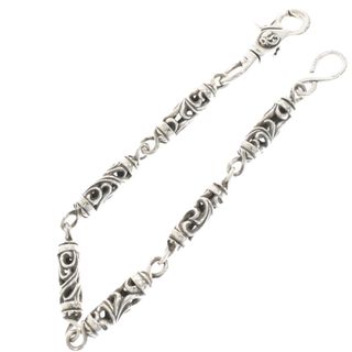 Chrome Hearts - CHROME HEARTS クロムハーツ ROLLER SHORT CHAIN HEART ローラー ウォレットチェーン ハートモチーフ 6LINK シルバー