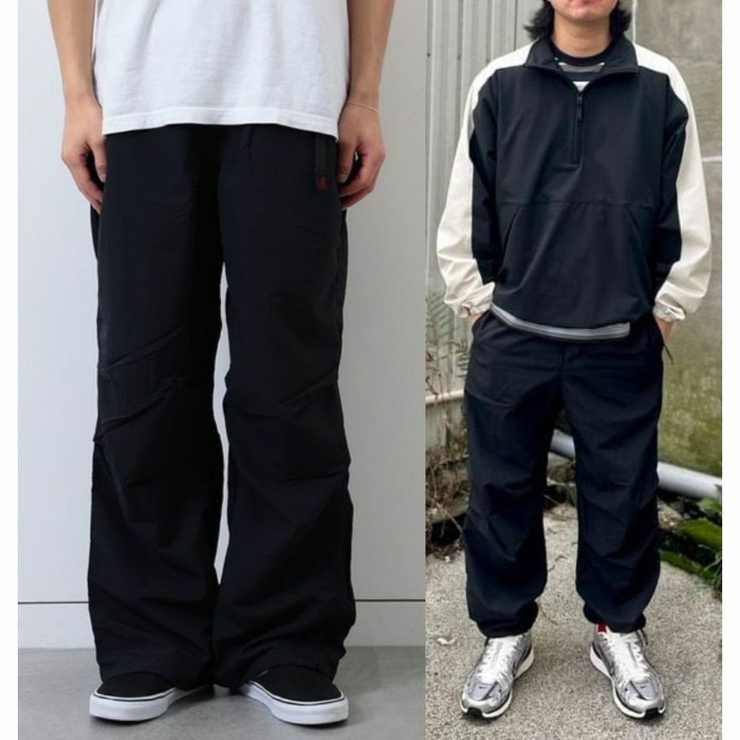 GRAMICCI(グラミチ)のグラミチ BEAMS ビームス 別注 ナイロン オーバーパンツ L ブラック メンズのパンツ(その他)の商品写真