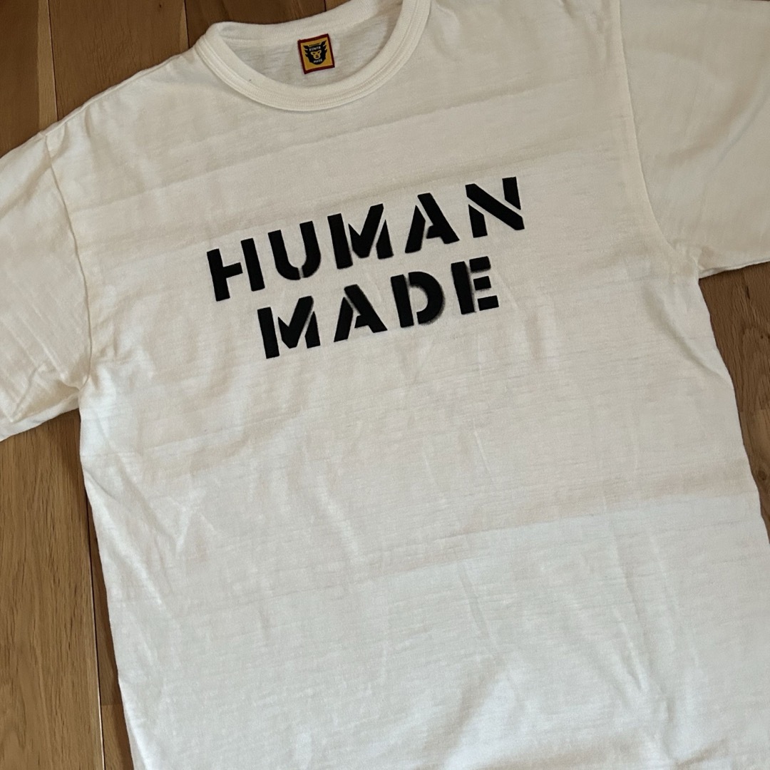 HUMAN MADE(ヒューマンメイド)の美品HUMAN MADE T-SHIRT #2304 White L メンズのトップス(Tシャツ/カットソー(半袖/袖なし))の商品写真