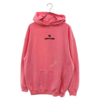 バレンシアガ(Balenciaga)のBALENCIAGA バレンシアガ 20SS COPYRIGHT LOGO HOODIE 578135 TJVE1 コピーライトタグ フロントロゴフーディー プルオーバーパーカー(パーカー)