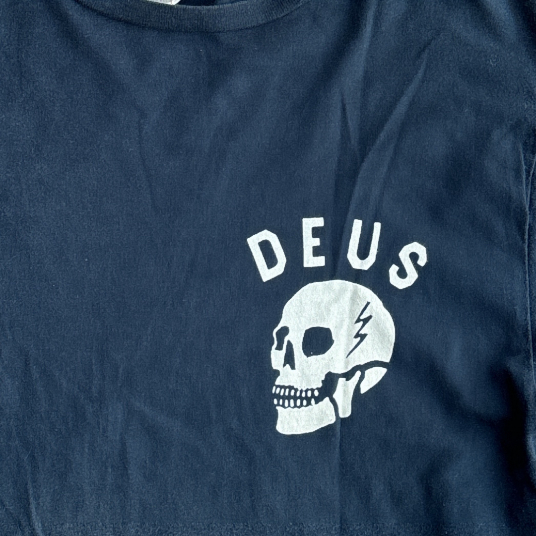 Deus ex Machina(デウスエクスマキナ)のレア　デウスエクスマキナ　スカルTシャツ　 メンズのトップス(Tシャツ/カットソー(半袖/袖なし))の商品写真