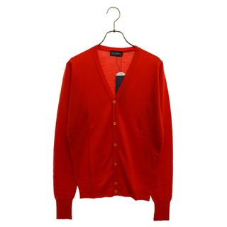 ジョンスメドレー(JOHN SMEDLEY)のJOHN SMEDLEY ジョンスメドレー BRYN MENS VN CARDIGAN ウール生地 Vネックカーディガン ニットカーディガン オレンジ(カーディガン)