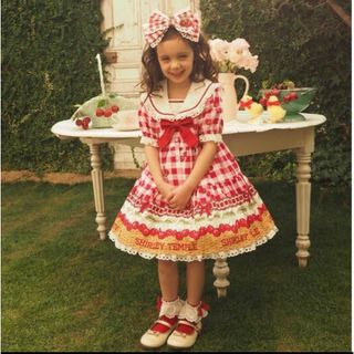 Shirley Temple - シャーリーテンプル プードル ワンピース 120 レース Shirley Temple - シャーリーテンプル プードル ワンピース 120 レース