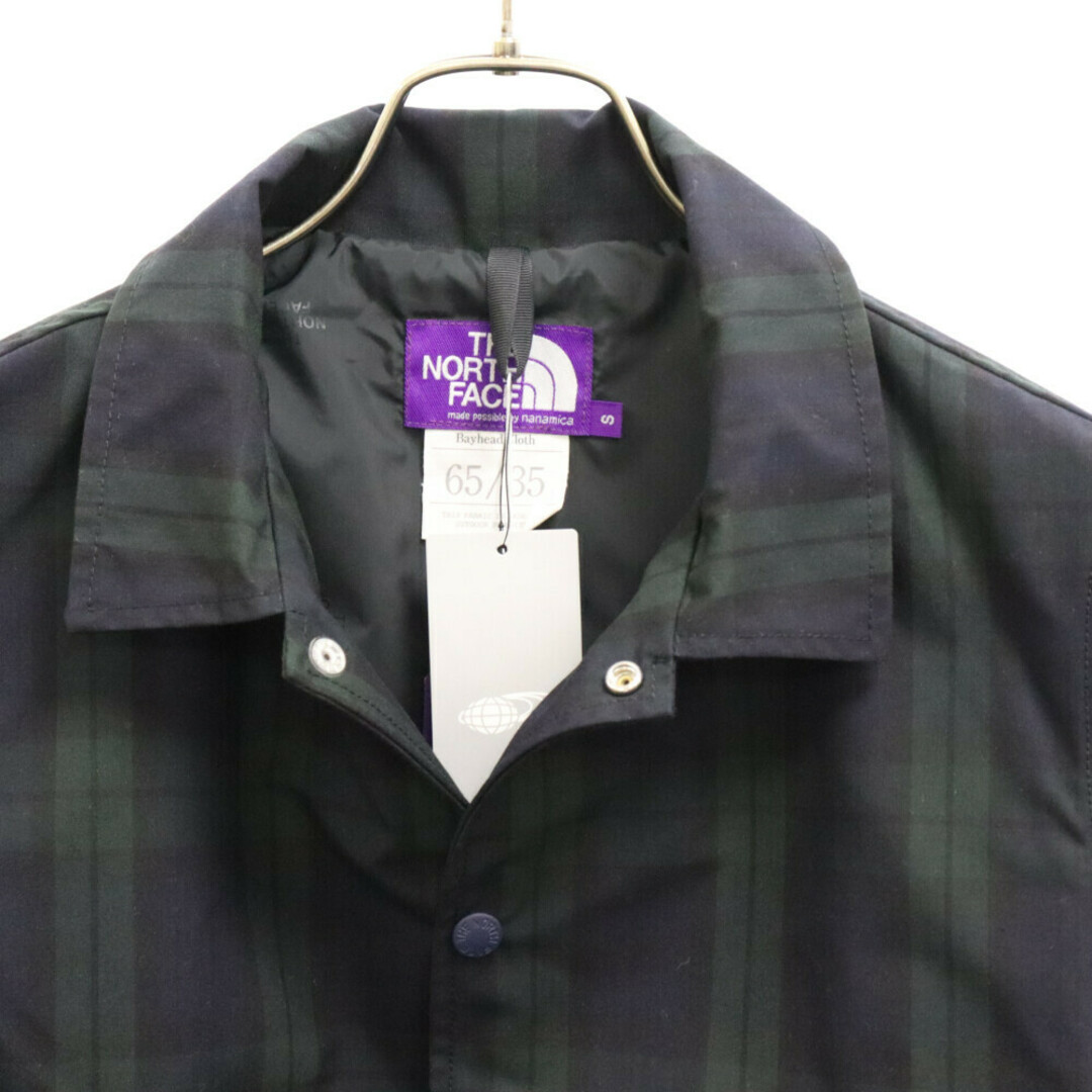 THE NORTH FACE(ザノースフェイス)のTHE NORTH FACE PURPLE LABEL ノースフェイスパープルレーベル 63/35 BLACKWATCH コーチジャケット ライとアウター ブラックウォッチ NP2919N グリーン/ネイビー メンズのジャケット/アウター(フライトジャケット)の商品写真