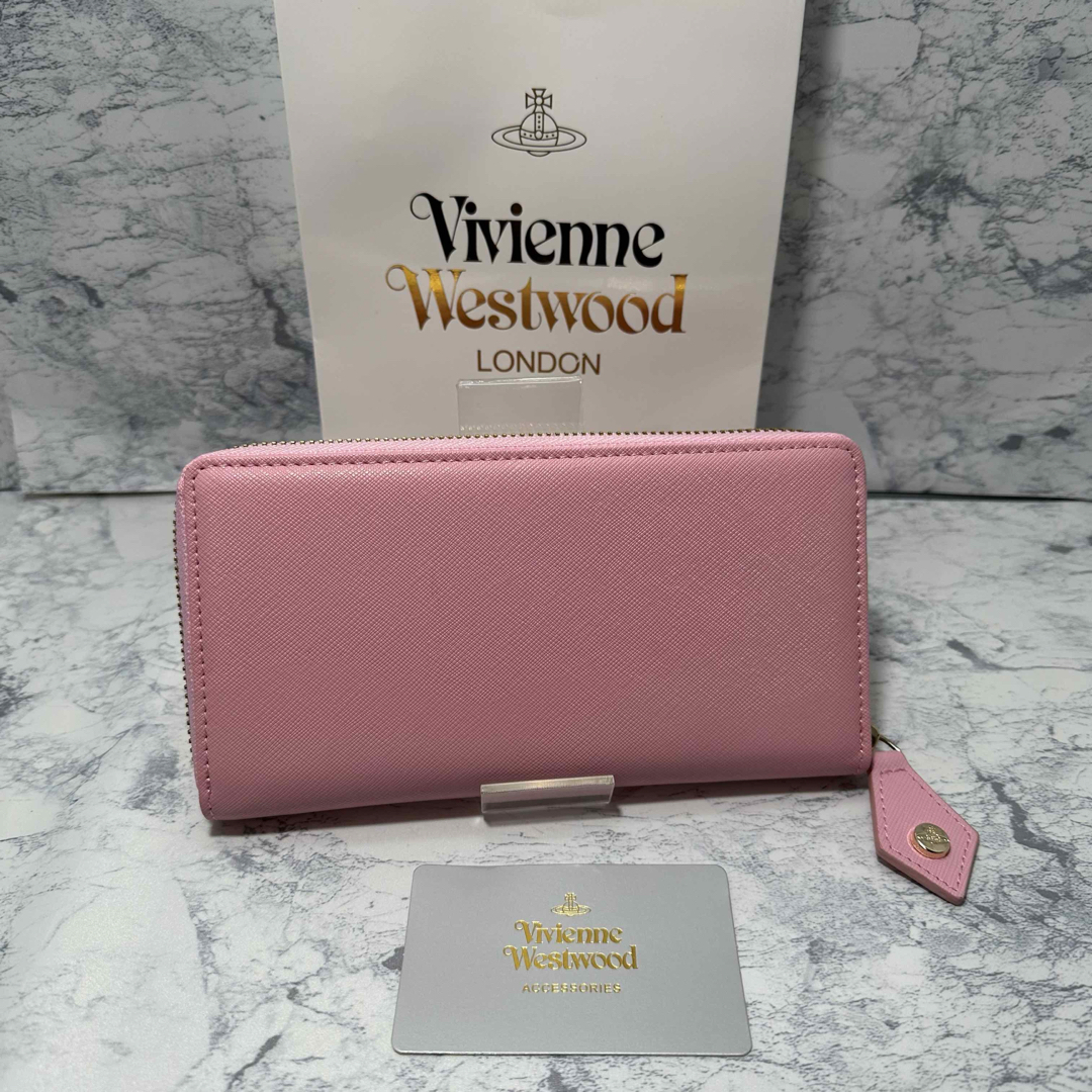 Vivienne Westwood(ヴィヴィアンウエストウッド)の【おすすめ‼︎】Vivienne Westwood 長財布　ピンク　人気商品‼︎ レディースのファッション小物(財布)の商品写真