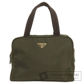 プラダ(PRADA)のPRADA ロゴ金具 ハンドバッグ ナイロン レディース(ハンドバッグ)