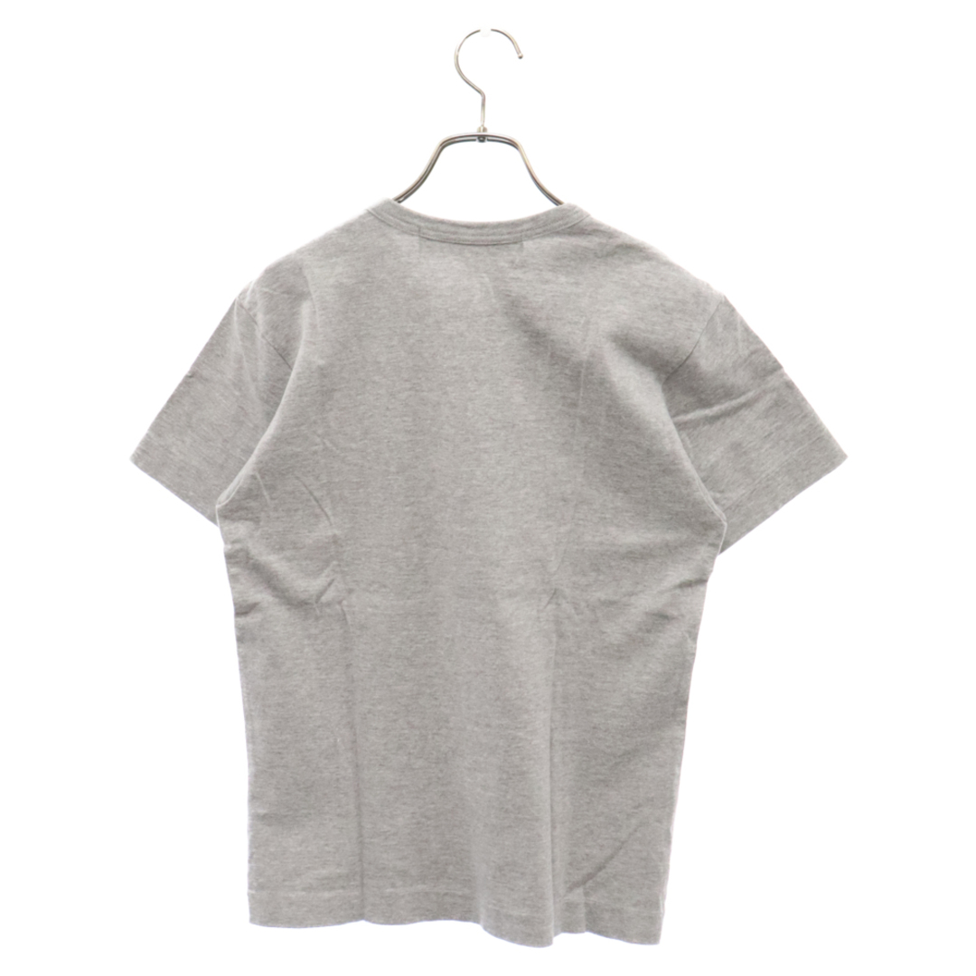 PLAY COMME des GARCONS プレイコムデギャルソン ハートワッペン付き クルーネック半袖Tシャツ グレー AZ-T076 メンズのトップス(Tシャツ/カットソー(半袖/袖なし))の商品写真