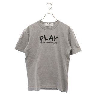 PLAY COMME des GARCONS プレイコムデギャルソン フロントロゴプリント クルーネック半袖Tシャツ グレー AZ-T072(Tシャツ/カットソー(半袖/袖なし))