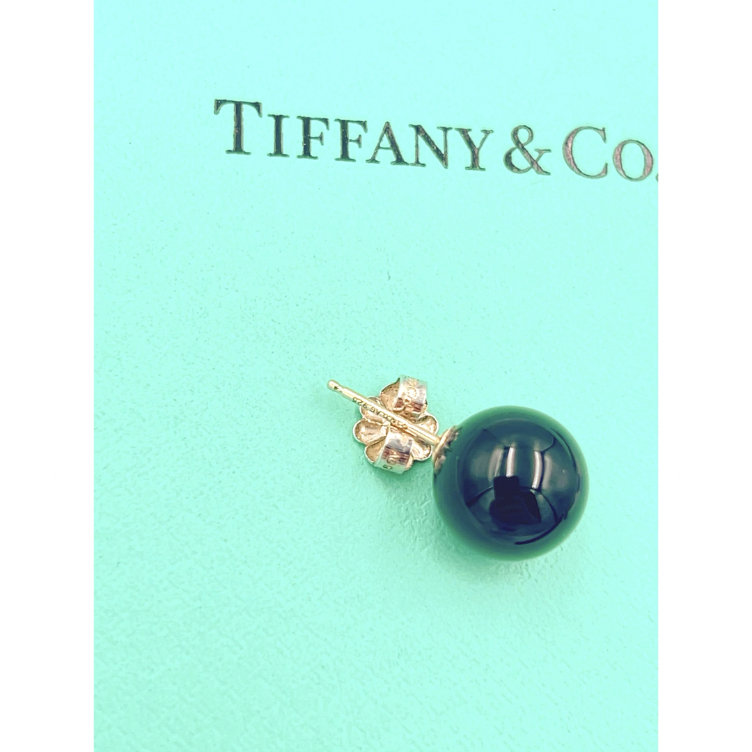 Tiffany & Co.(ティファニー)の希少美品　大粒　TIFFANY&Co. ティファニーオニキスピアス レディースのアクセサリー(ピアス)の商品写真