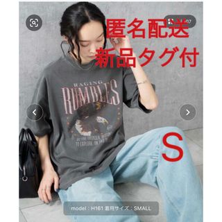 新品タグ付！WEGO/【24年春夏新作】ピグメントグラフィックT S