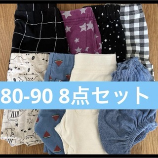 西松屋 - 春夏　短パン80-90 8点　バースデイetc..