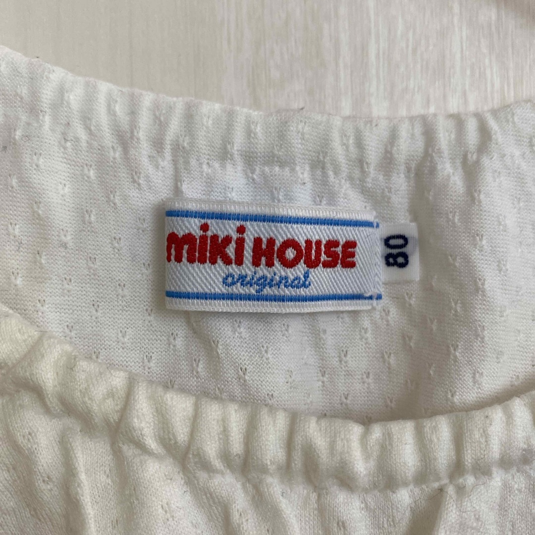 mikihouse(ミキハウス)のミキハウス　ワンピース　80cm キッズ/ベビー/マタニティのベビー服(~85cm)(ワンピース)の商品写真