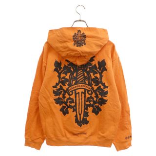 クロムハーツ(Chrome Hearts)のCHROME HEARTS クロムハーツ VINE DAGGER PULLOVER HOODIE ヴァインダガー プリントプルオーバーフーディーパーカー オレンジ(パーカー)