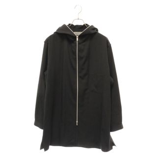 ヨウジヤマモト(Yohji Yamamoto)のYohji Yamamoto POUR HOMME ヨウジヤマモト プールオム 20AW Gファスナー ジップアップ フーディーコート HR-B40-100 ブラック(フライトジャケット)