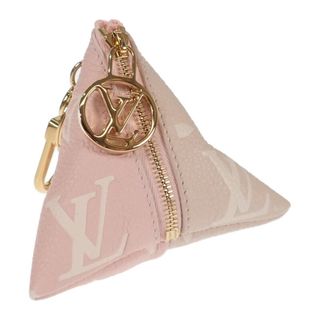 【中古】【Aランク】Louis Vuitton ルイヴィトン ベルランゴ ポーチ チャーム M00669 モノグラム・キャンバス ピンク ベージュ ゴールド金具【ISEYA】(チャーム)