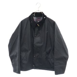 バーブァー(Barbour)のBarbour バブアー Waxed cotton short blouson ワックス コットン ショート ブルゾンジャケット 232MWX1678 ブラック(ブルゾン)