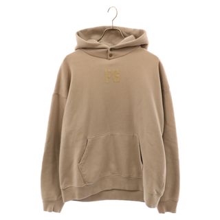 フィアオブゴッド(FEAR OF GOD)のFEAR OF GOD フィアオブゴッド SEVENTH COLLECTION FG Hoodie Vintage Paris Sky 7thコレクション FGフーディ ヴィンテージ パリスカイ プルオーバーパーカー ベージュ(パーカー)