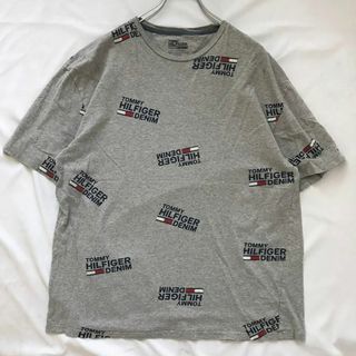 トミーヒルフィガー(TOMMY HILFIGER)のtommy hilfiger ブランドロゴパターンプリントTシャツ(Tシャツ/カットソー(半袖/袖なし))