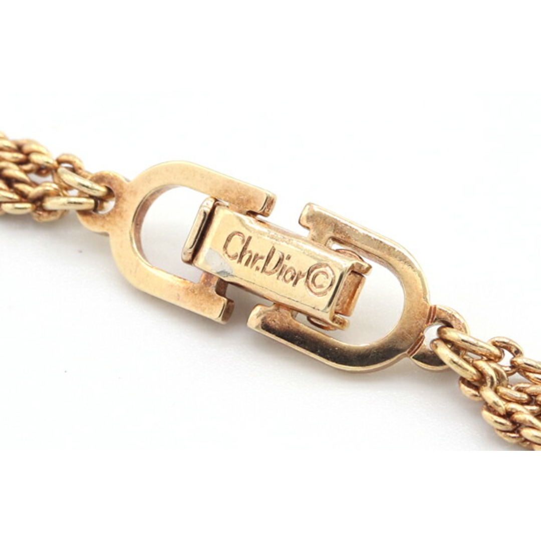 Christian Dior(クリスチャンディオール)の ディオール ネックレス ゴールド メタル 中古 チェーン メンズのアクセサリー(ネックレス)の商品写真