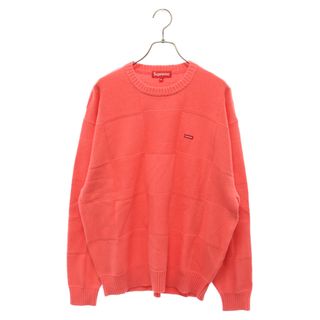 シュプリーム(Supreme)のSUPREME シュプリーム 21SS Tonal Checkerboard Small Box Sweater トナルチェッカーボード スモールボックスセーターニット ピンク(ニット/セーター)