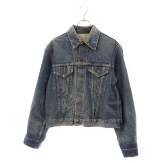 リーバイス(Levi's)のLevi's リーバイス 60S VINTAGE ヴィンテージ 557 3rd ボタン裏A 均等V BIGE サード デニムトラッカージャケット インディゴ 44～46サイズ(Gジャン/デニムジャケット)