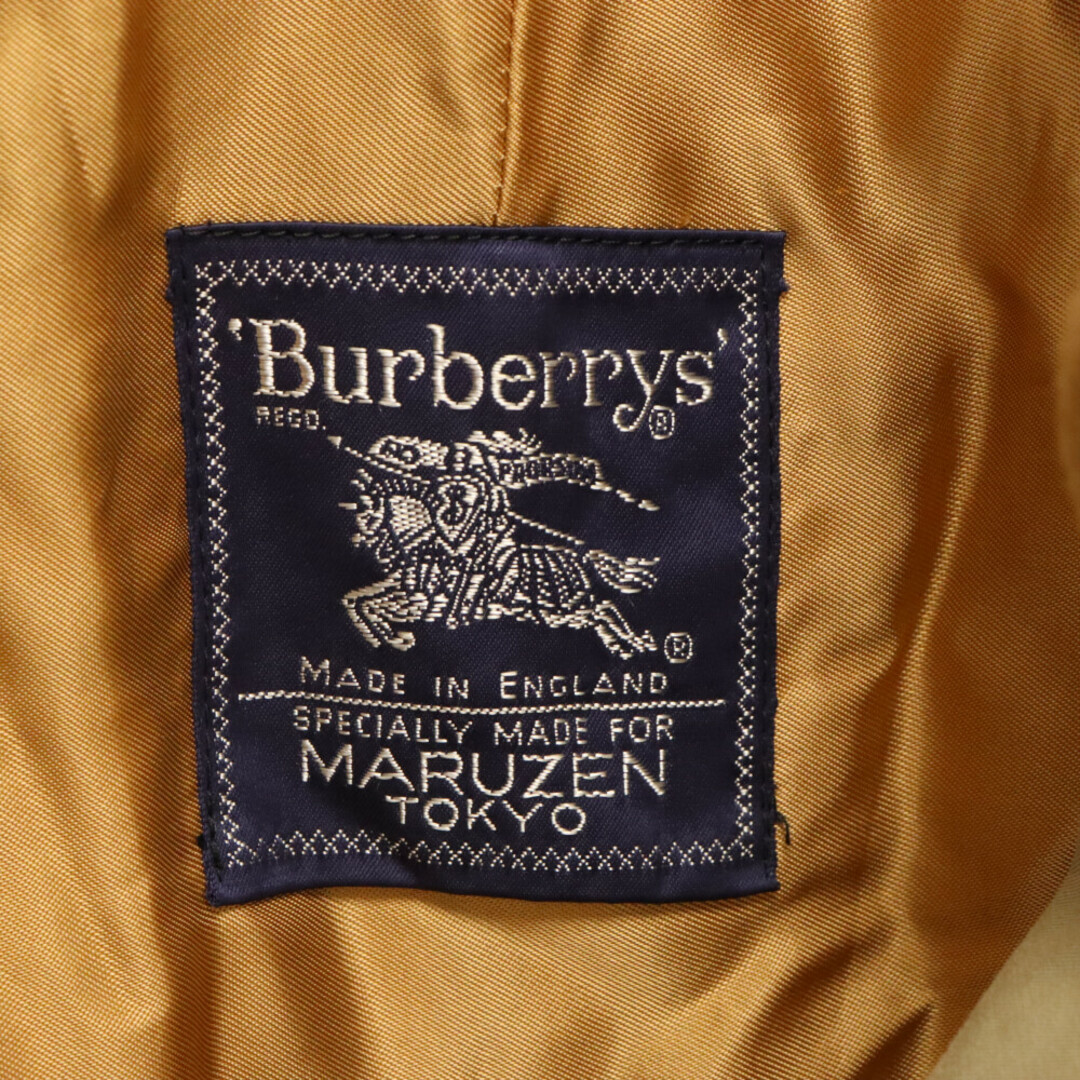 BURBERRY(バーバリー)のBURBERRYS バーバリーズ 70～80S×MARUZEN VINTAGE Trench 21×マルゼン 別注 ヴィンテージ イングランド製 トレンチ21 2枚袖 玉虫フルセットトレンチコート カーキ メンズのジャケット/アウター(トレンチコート)の商品写真